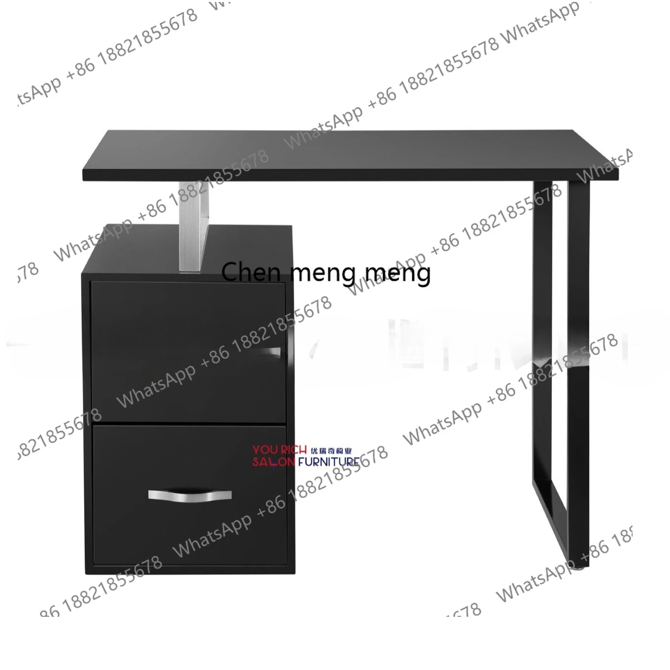 

Маникюрный стол из кованого железа, новый маникюрный стол, маникюрный магазин, одиночный маникюрный стол, нержавеющая сталь 18 мм