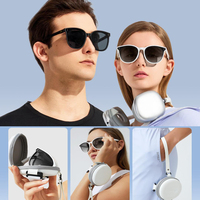 xiaomi Mijia 30g ultra light foldable double polarized sunblock sunglasses are easy to carry