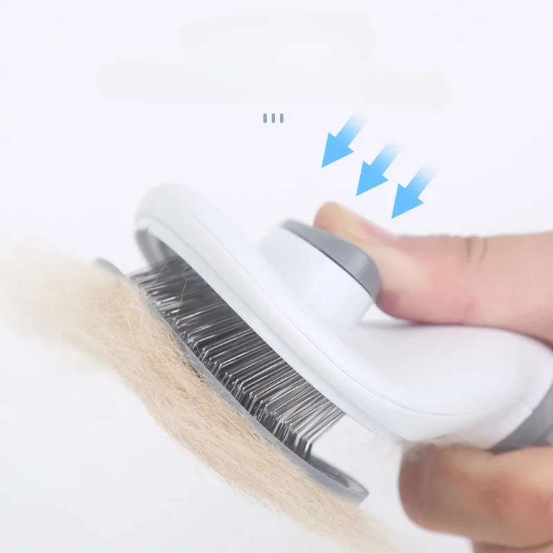 Hair Removal Pet Comb Modeling Hair Removal Cat Comb Automatic Fading Beauty Dog Comb Hair Brush