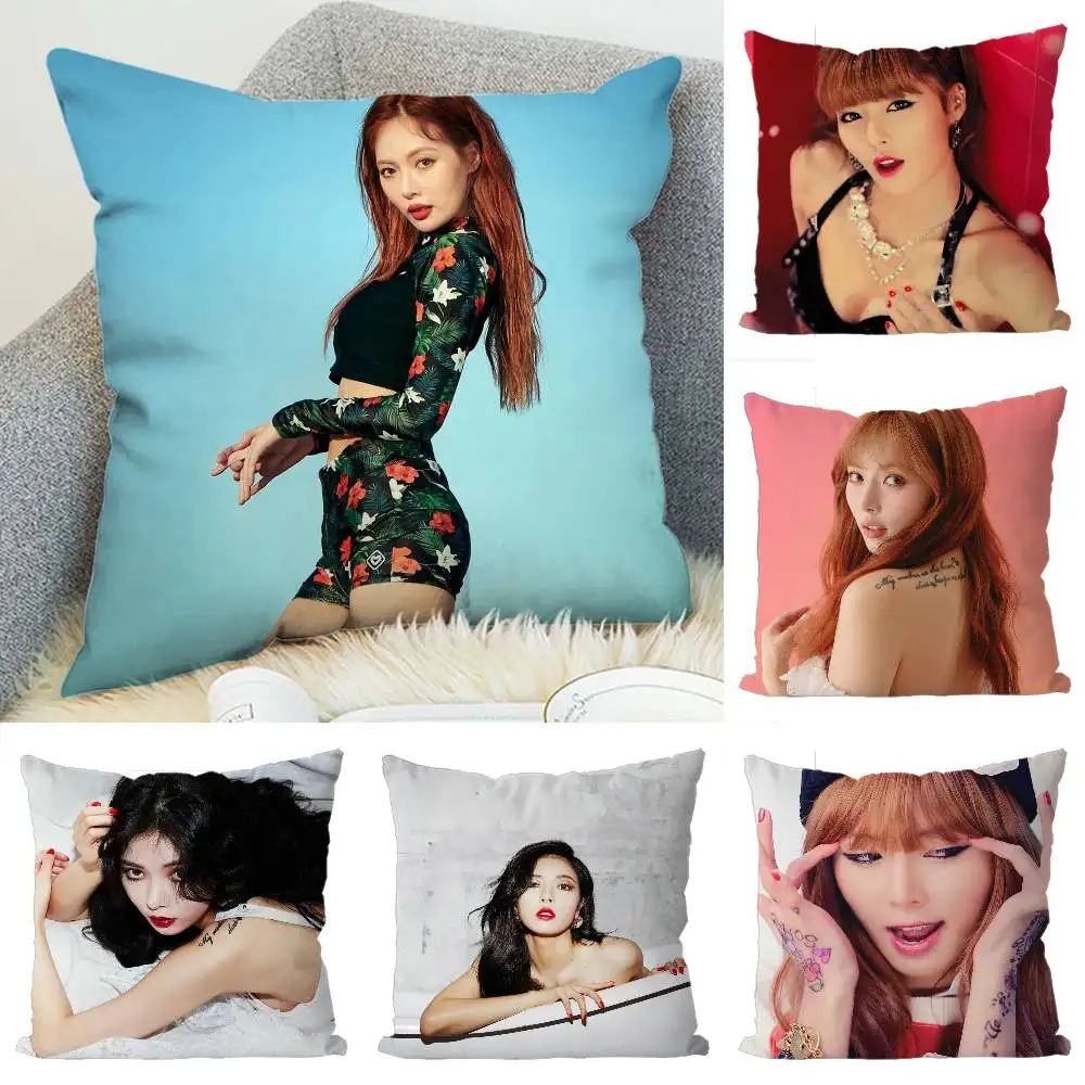 

Kim Hyun A Pillow Case Luxury Double-sided For Car Pillows 45x45 Cushions Cover Home And Decoration Sofa Pillowcase 50x50