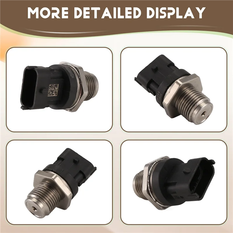 2X Fuel Rail Pressure Sensor 0281006244 For Nissan Navara Patrol ZD30