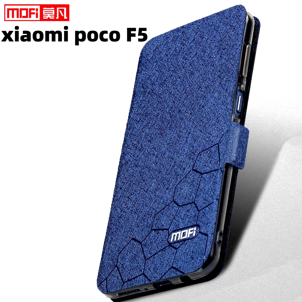 

flip case for xiaomi pocophone f5 case xiaomi poco f5 cover magnetic stand leather luxury back book tpu silicon full coverage