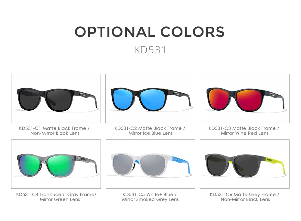 KDEAM Reduzieren Die Hellsten Licht POLARISIERTE Sonnenbrille Frauen Gesättigt Beschichtung Sonnenbrille Platz 58mm Medium Größe Shades Für Männer – Detail 6