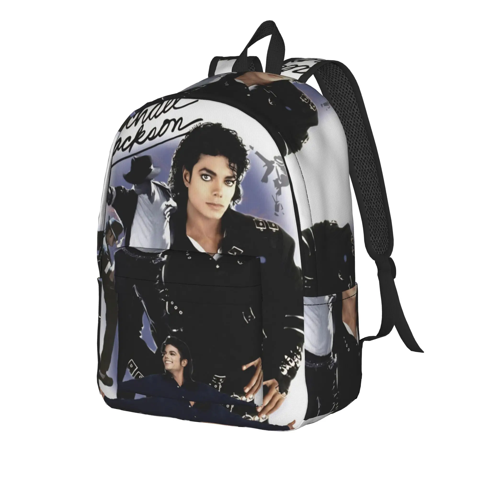 Michael Jacksons Musical Movie 2026 Casual Backpack Outdoor Student Hiking Travel  Daypack for Men Women Laptop Canvas Bags