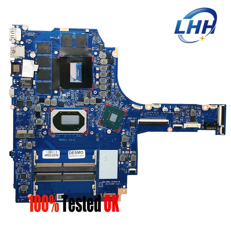 

DAG3JCMBCE0 Mainboard for HP Pavilion 16-A 16T-A Laptop Motherboard with I5-10300H I7-10750H CPU GPU RTX2060 6G