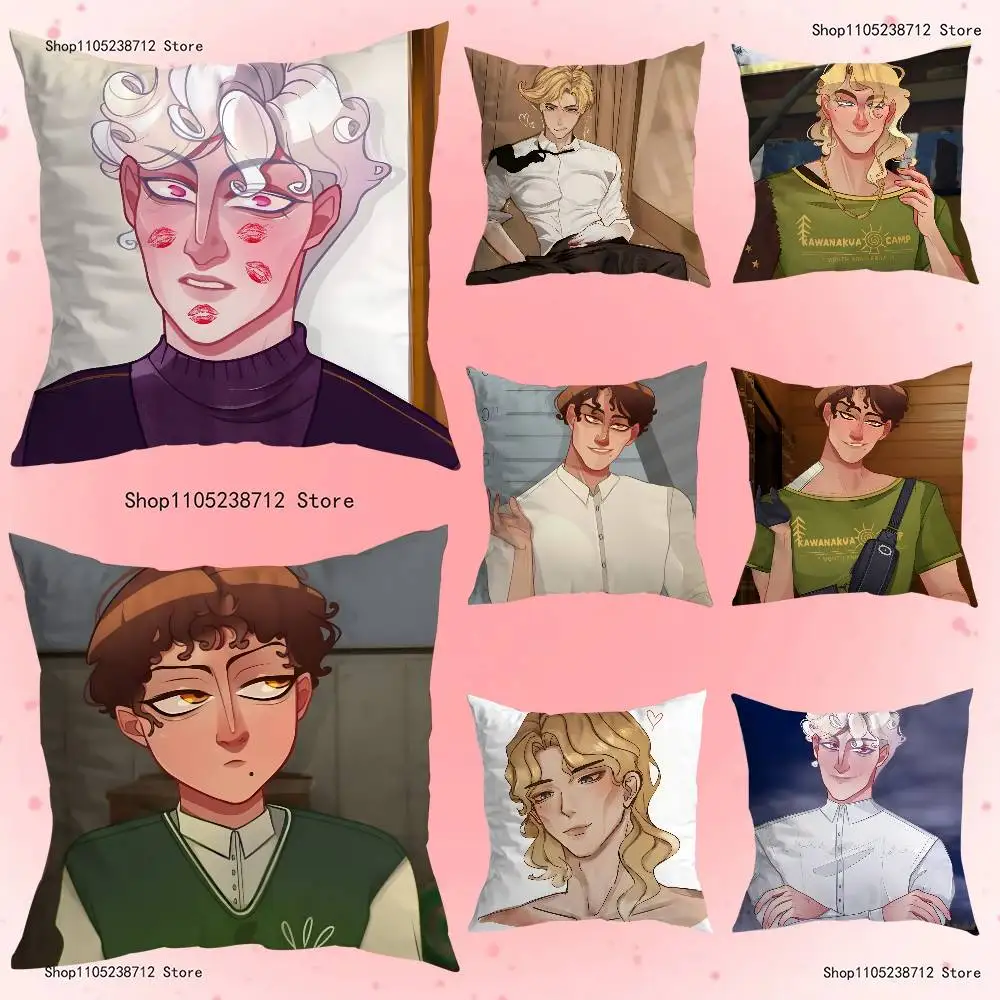 

Game D-Dating K-Killmulator Pillow Covers Cartoon Sofa Decorative Home Double-sided Printing Short Plush Cute Cushion Cover