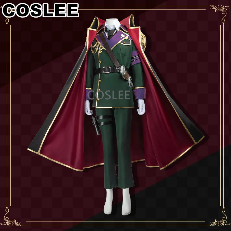 

COSLEE Kenmochi Toya Косплей Костюм Vtuber Nijisanji красивая военная форма ролевая игра Хэллоуин Вечеринка наряд на заказ Новинка
