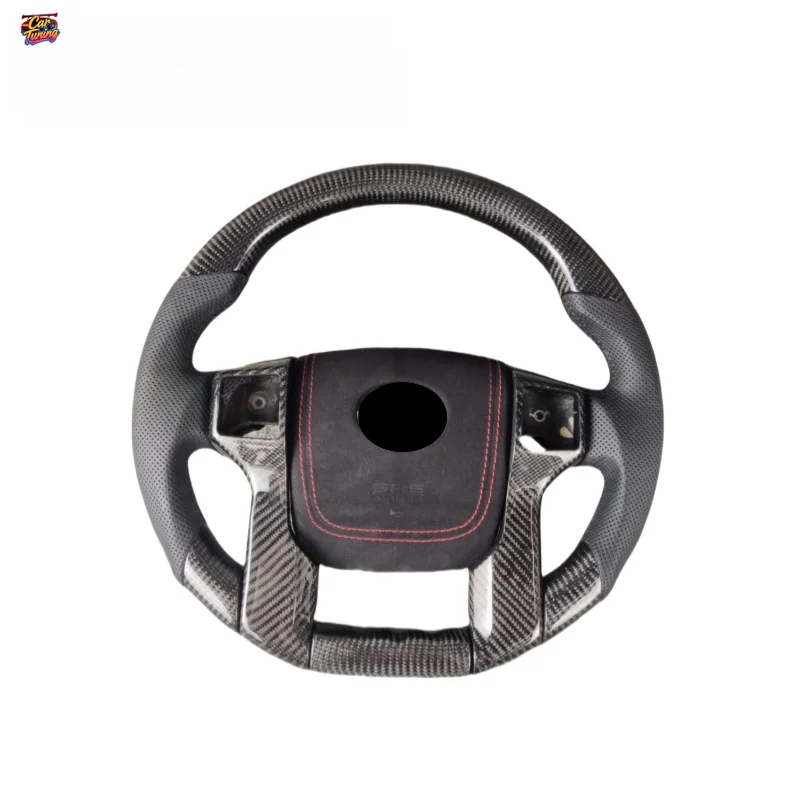 For Toyota Prado Overlord Cool Roadster Ruizhi Sport Flat Bottom Carbon Fiber Steering Wheel Customization Without