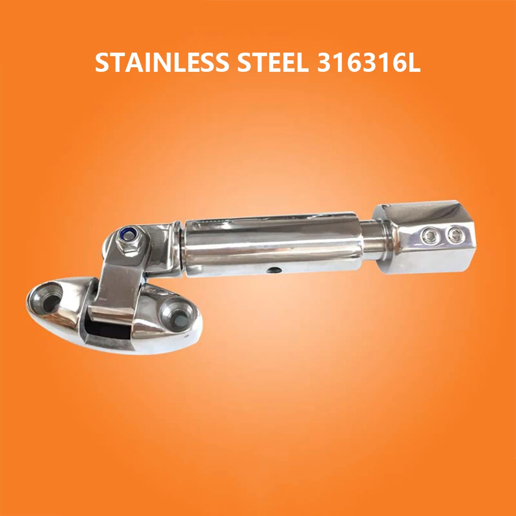 Deck Connector Stainless Steel Durable Sturdy Three Pipe Joint Connection Marine Hardware Supplies Accessories