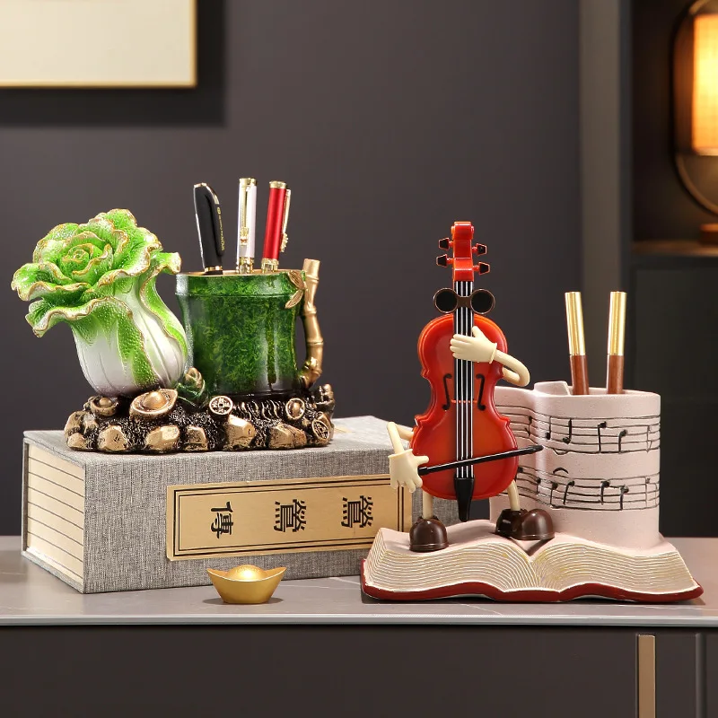 DSA Baicai Ruyi Creative Pen Holder Storage Office Creative Company Activities Commemorative Personalized Thank  Customer Gifts