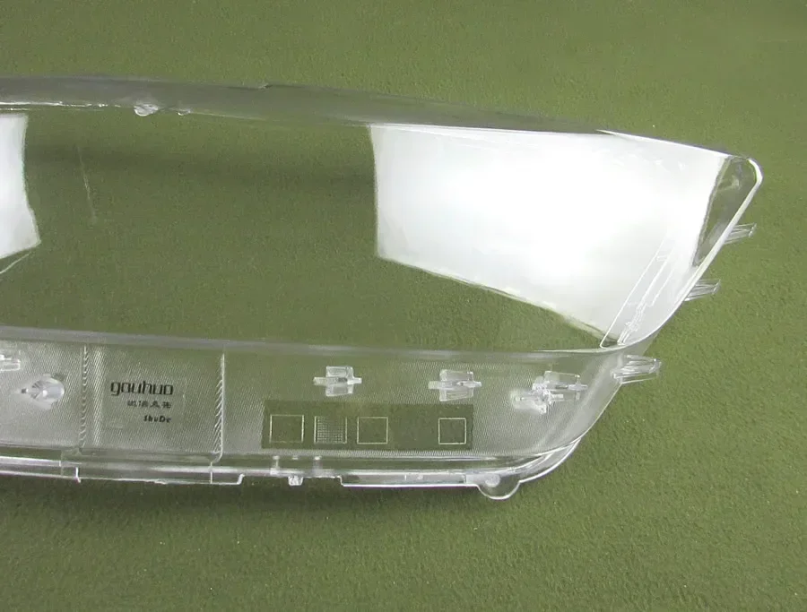 For Ford Mustang 2014 2015 2016 2017 Headlamp Cover Transparent Lamp Shade Headight Shell Plexiglass Replace Original Lampshade