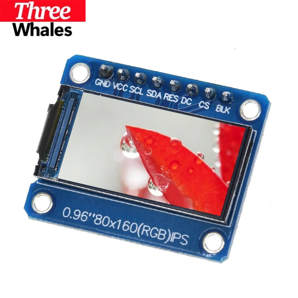 THR TFT Display 0.96 / 1.3 inch IPS 8P/7P SPI HD 65K Full Color LCD Module ST7735 Drive IC 80*160 (Not OLED) For Arduino
