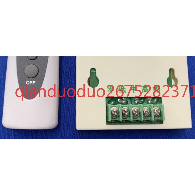 Suitable for fan coil unit smart room air conditioner thermostat temperature control three-speed switch with remote control