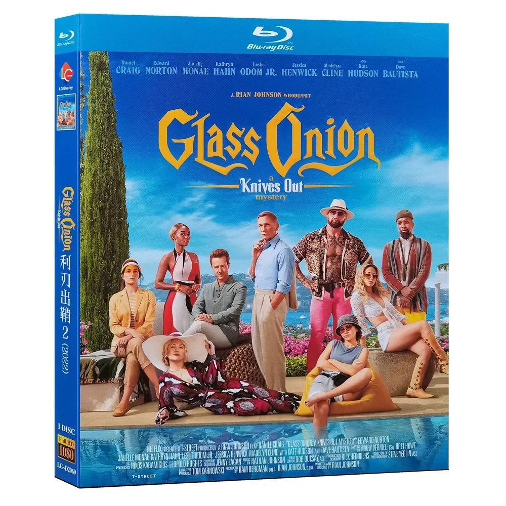 

Glass Onion: A Knives Out Mystery. Фильм на Blu-ray диске в формате Ultra HD. Английская озвучка, китайские субтитры. BD.