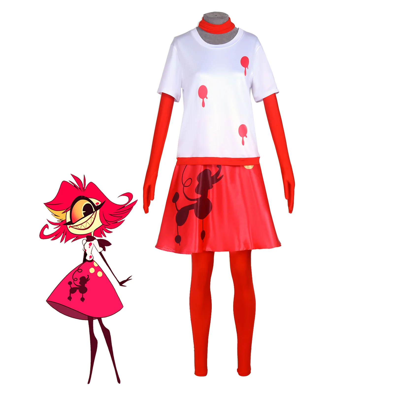 

Hazbin Hotel Niffty Cosplay Costume, Hazbin Hotel Cosplay Performance Costume