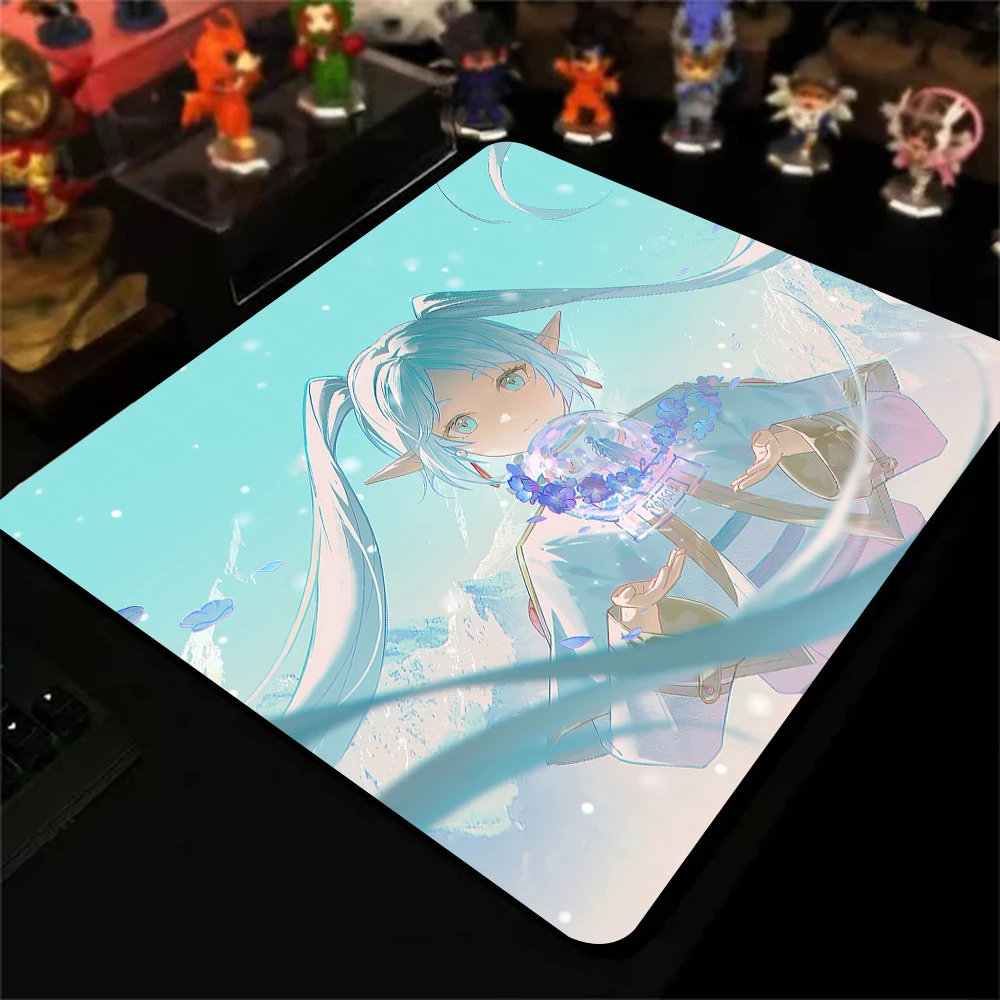 Frieren alas Mouse game XS Mousepad kecil, untuk dekorasi PC Gamer Desktop alas Mouse kantor karpet Deskmat