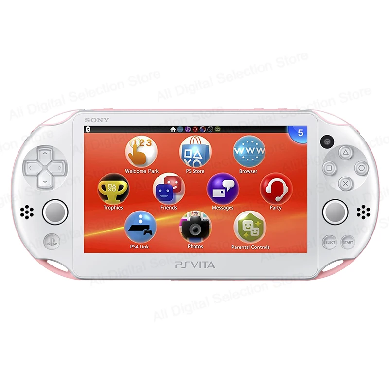 سوني Ps Vita 2000 سليم ريترو وحدة تحكم ألعاب فيديو محمولة أصلية بلاي ستيشن PSV2000 مع شاشة تعمل باللمس PKGJ Store ألعاب مجانية