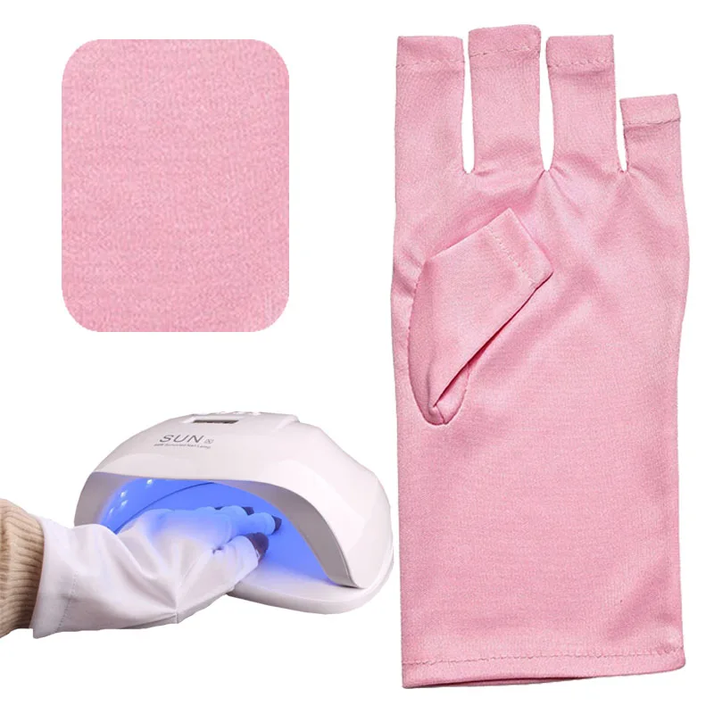

New Nail Art Glove UV Protection Glove Anti UV Radiation Protection Gloves Protecter for Nail UV LED Lamp Art Gel Tool MJST01