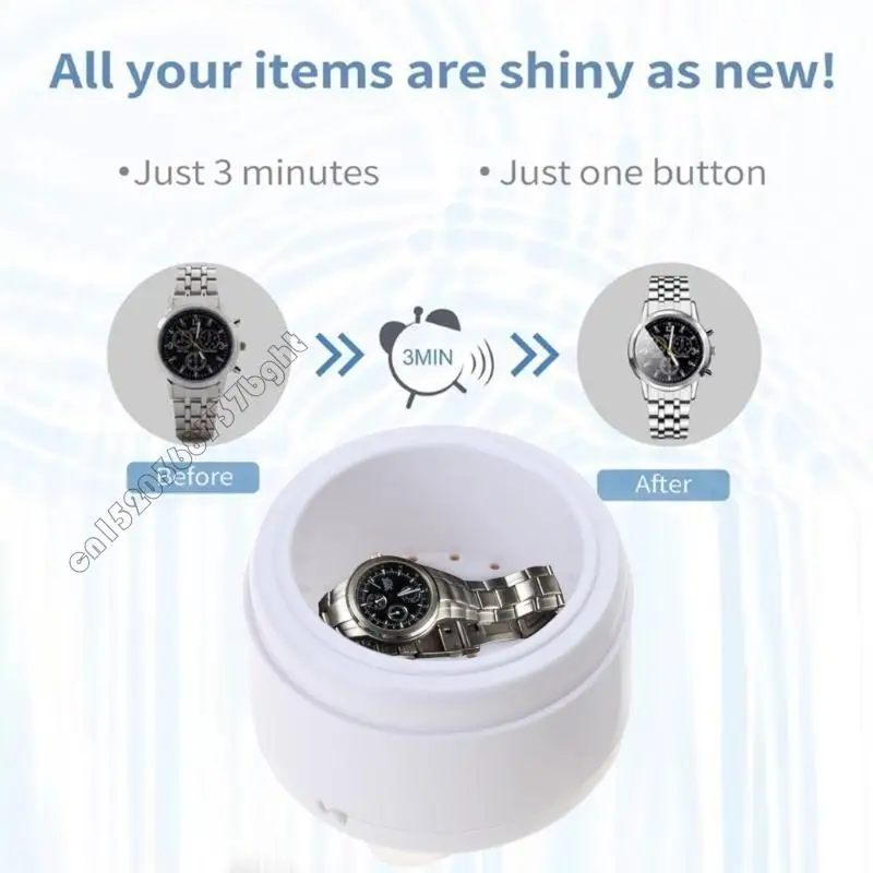 

Professional Ultrasonic Jewelry Cleaner Machine for Cleaning Eyeglasses Watches Rings Dentures for Women Girl Teen 4XFB