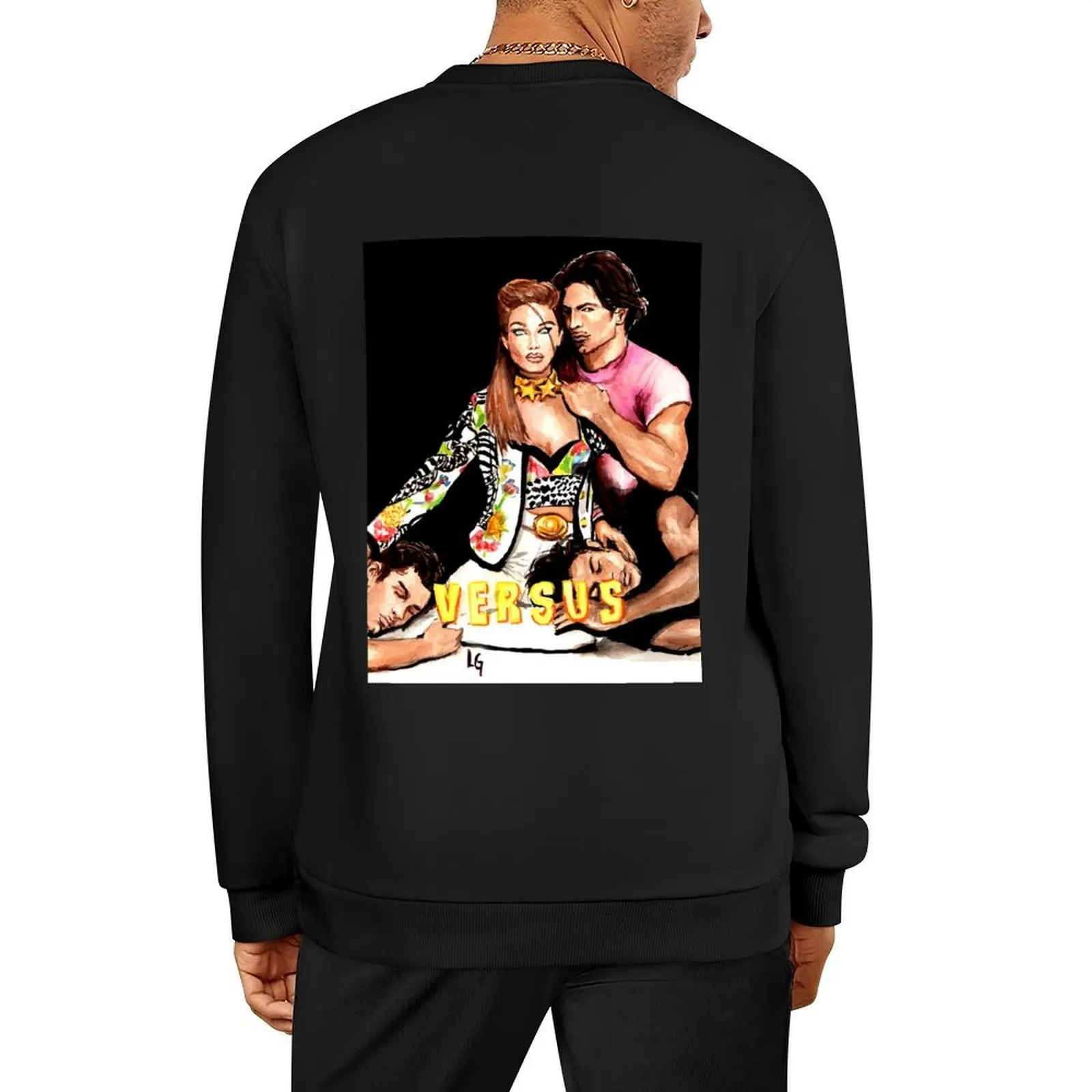 

Vintage Pullover men's clothing autumn men wear mens clothes new in sweatshirts