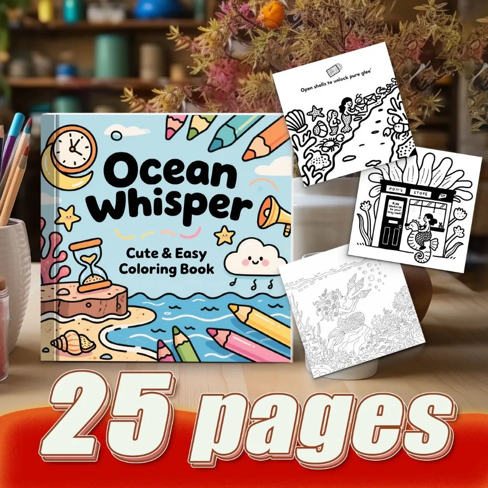 Cartoon Coloring Book Campus Handicraft Practice Unique Cartoon Design Fold Resistant Paper Fine Craftsmanship