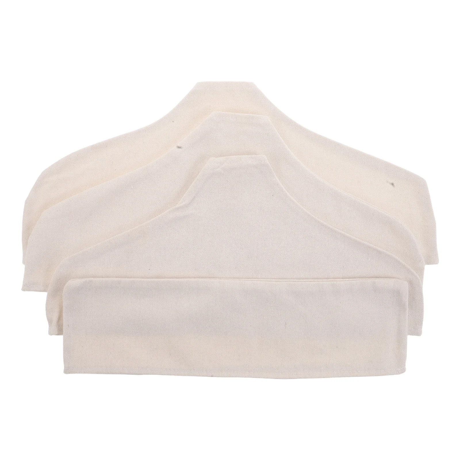 

4pcs Non-Slip Hanger Cover Cotton Linen Fabric Dustproof Wardrobe Protector For Clothes Organization Universal Closet Hanger