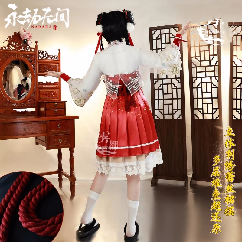 Kurumi Cosplay Game Naraka: Bladepoint Anime Women Fashion Dress Role Play Clothing Halloween Costume Full Set New Pre-sale