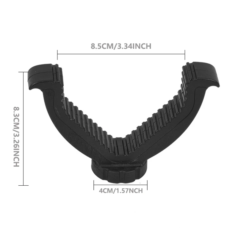 ชั้นวางปืน dudukan senapan สำหรับล่าสัตว์แบบท่อนบนเป็นรูปตัว V สำหรับยึดขาตั้งกล้องขาเดียวขาตั้งกล้อง1/4สำหรับล่าสัตว์