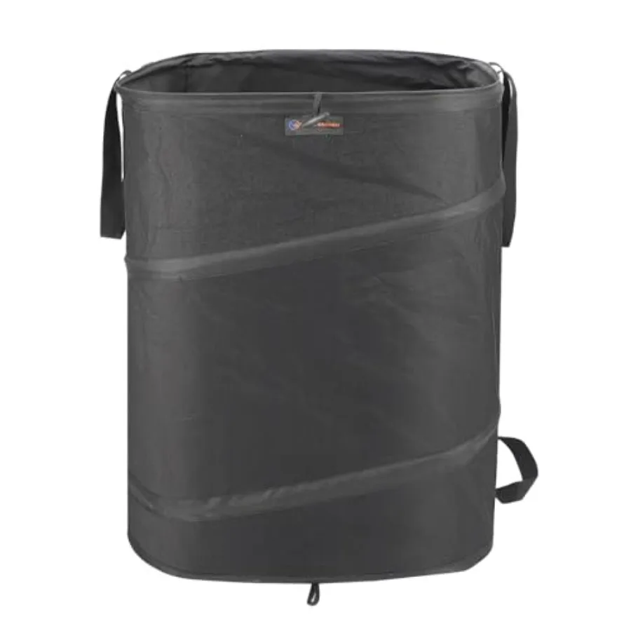 

46 Gallon Square Collapsible Yard Waste Bin, Collapsible Trash Can for Collecting Weeds or Leaf or Yard and Party Waste