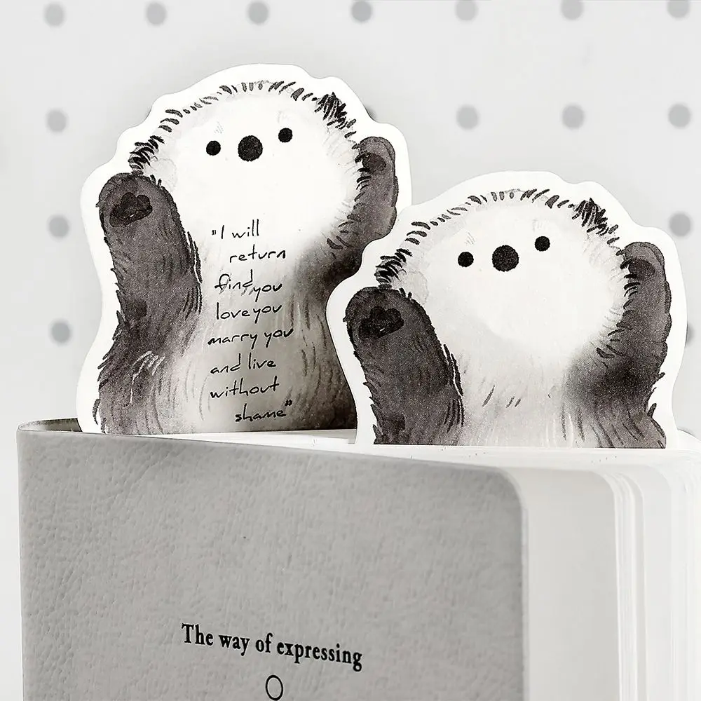 Message Paper Kawaii Animal Sticky Notes Markers Flags Post Memos Index Sticky Notepad Self Sticky Hand-tear Memo Pads