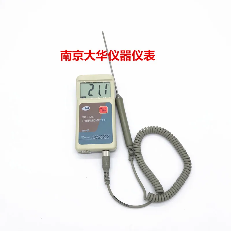 JM222 Portable Digital Thermometer Meter Sensor Thermometer High Precision Intelligent Automatic Heating