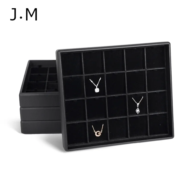 2pcs-lot-black-square-jewelry-display-tray-for-pendant-jewelry-organizer-storage-showcase-holder-exhibition-jewelry-display-tray
