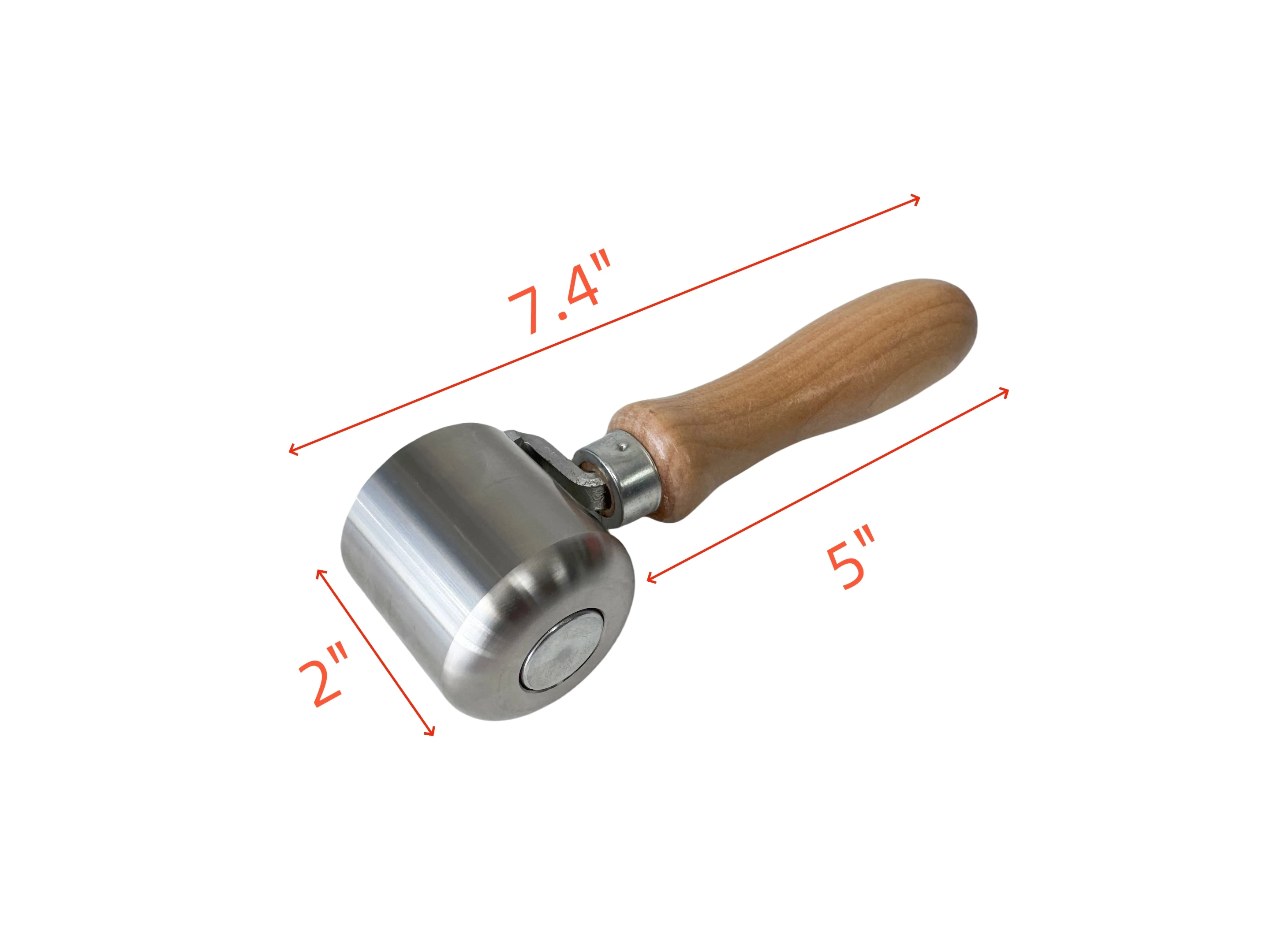 Heavy Duty 50mm Steel Seam Roller Hand Tool for Roofing Tape & Vinyl Plank Flooring Outside Radius Seam Rollers