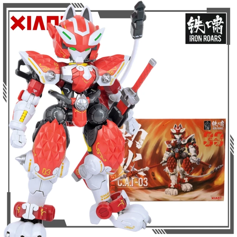 XIAOT oryginalna seria IRON ROARS Anime figurka montaż zabawki modele kolekcjonerskie ozdoby modele prezenty dla chłopców
