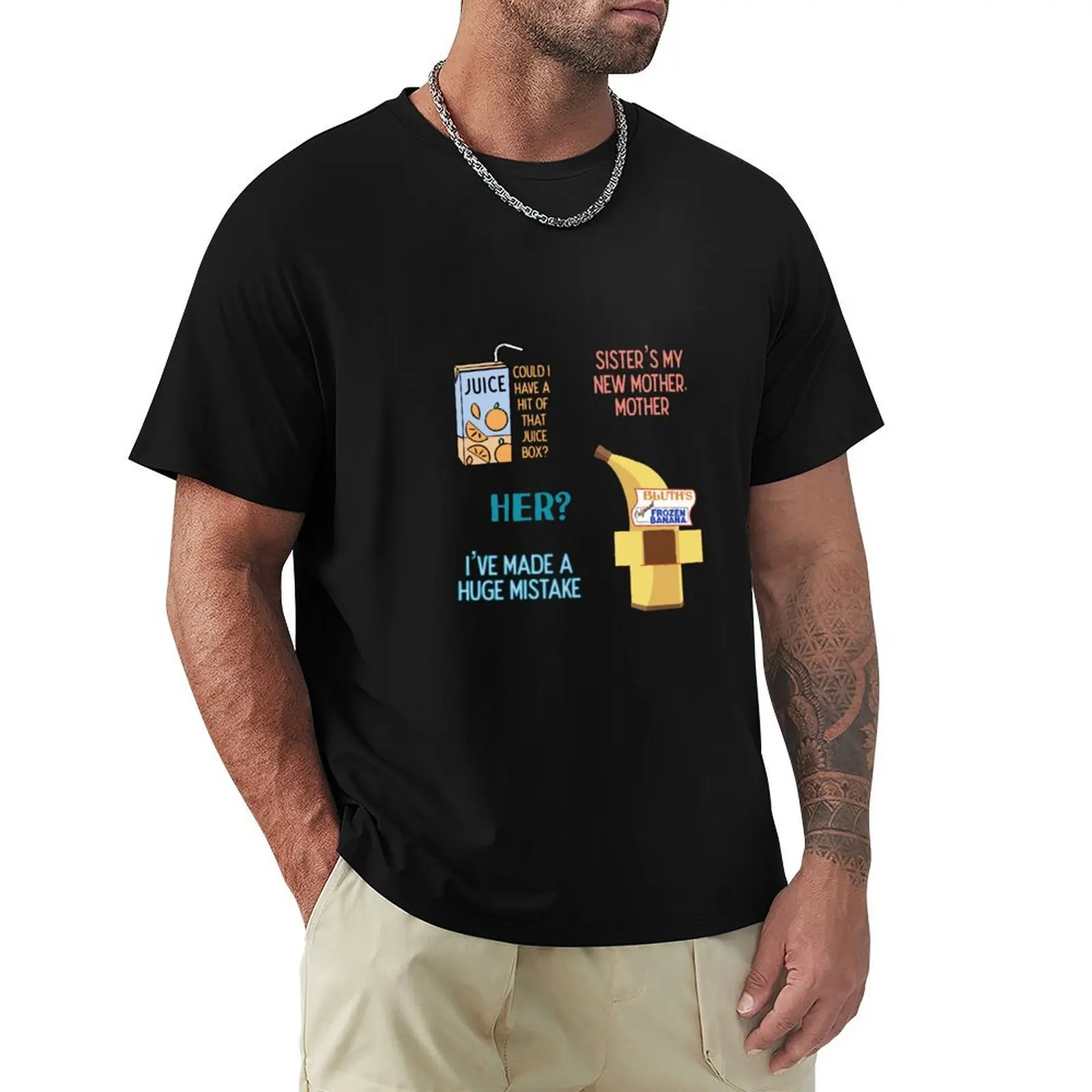Arrested development quotes T-Shirt Daily Work Short Sleeve Top
