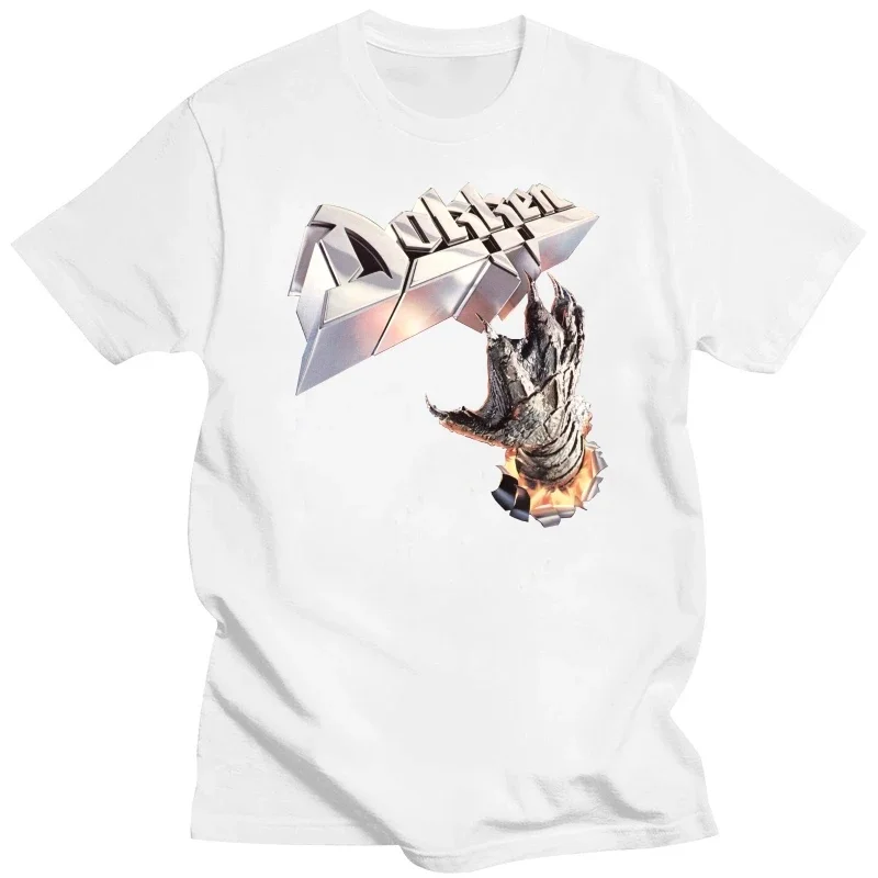 Taglia S M L XL 2XL 3XL 4XL maschio Harajuku Top Fitness Brand abbigliamento T Shirt Hot Dokken Tooth e Nail T-Shirt Standard americano