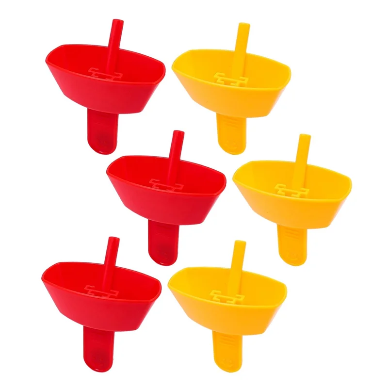 

DIDI 6PCS Spill Proof Ice Guard Holder No Drop Kids Handheld Ice Cream Holders Plastic