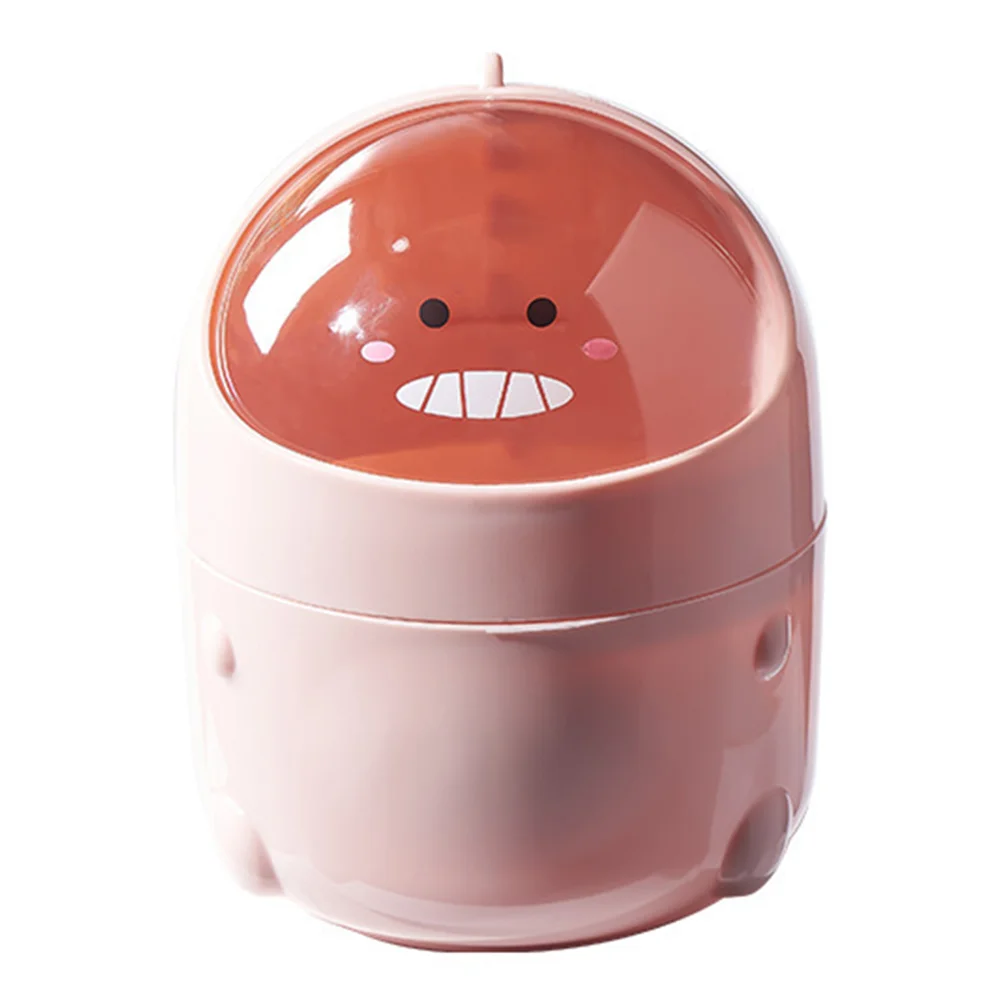 

Flip Trash Can Pp Material Flip-Type Rubbish Container Household Bracket Storage Box Bedroom Small Bin
