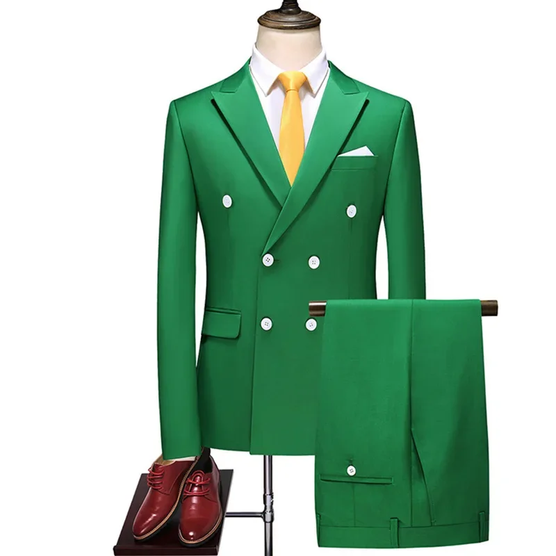 NONE Men's Double-Breasted Suit 7