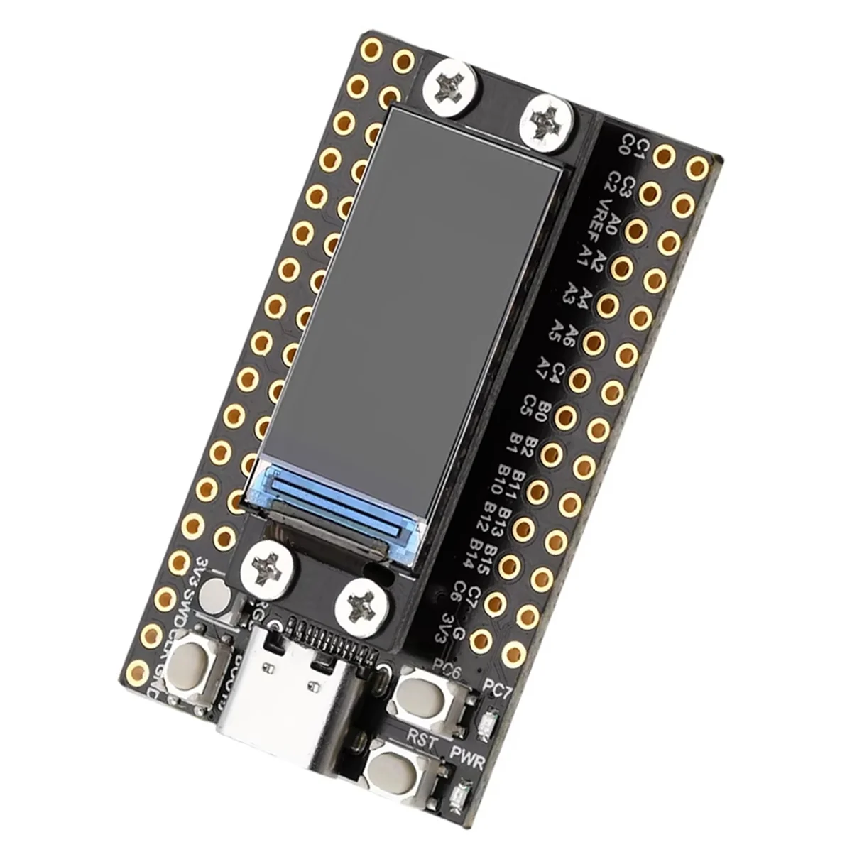 لوحة تطوير وحدة التحكم الدقيقة المزدوجة من النوع C STM32F103RCT6 لوحة تطوير متحكم صغير مع 0.96 بوصة