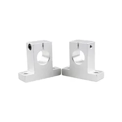 1pc Linear Optical Axis SK Vertical Support Aluminum Alloy Bearing Frame Polished Rod Holder SK 8mm To 60mm