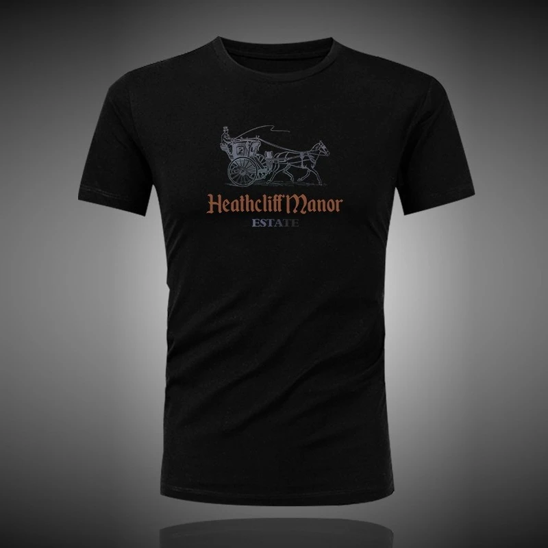 

High-quality cotton-patterned T-shirts for men and women in summer 2025 loose and casual short-sleeved for outdoor sports 072436