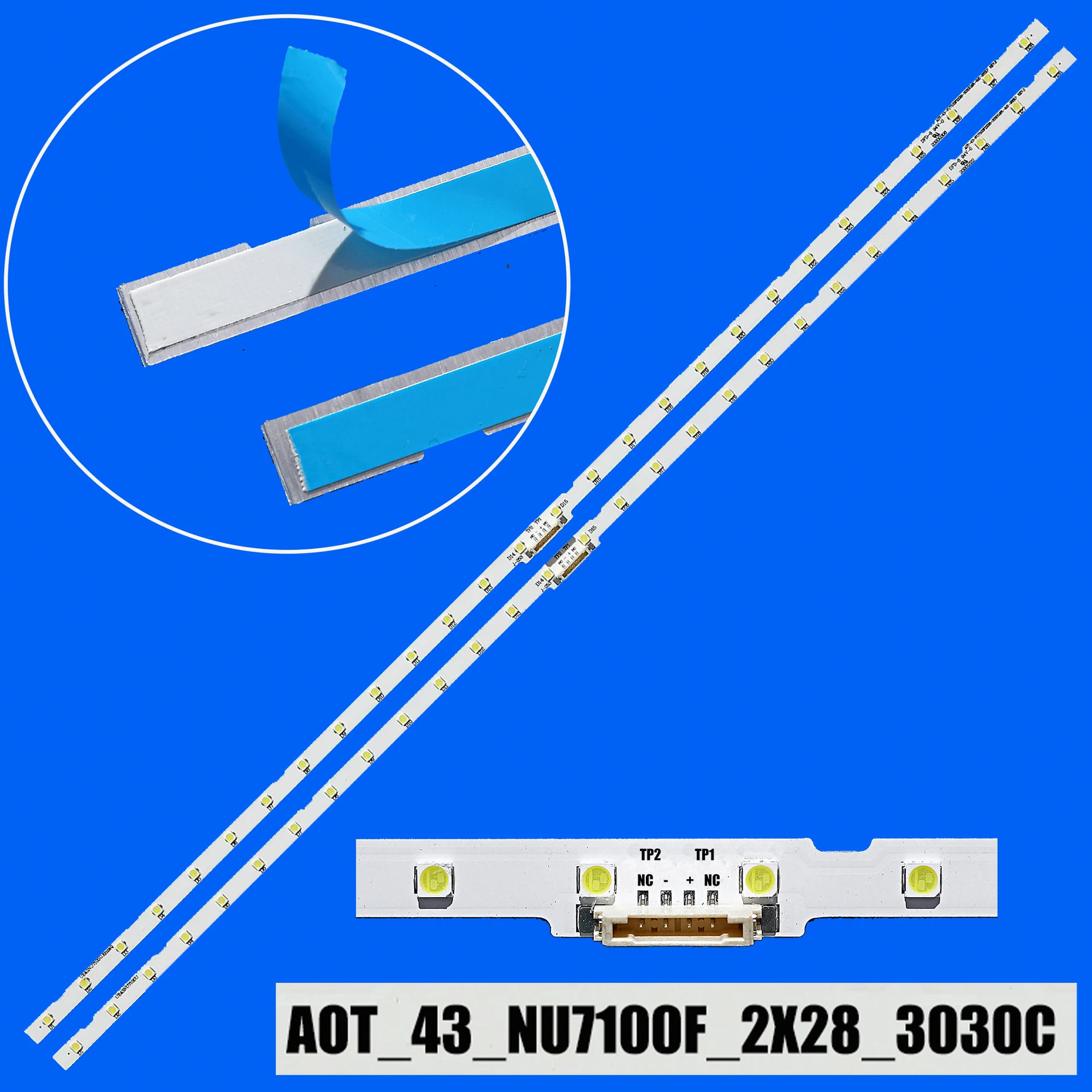 Pasek podświetlenia LED do 43NU7100 UE43NU7100 UN43NU7100 UE43NU7100U AOT_43_NU7100F UE43NU7120U UE43NU7170U BN96-45954A