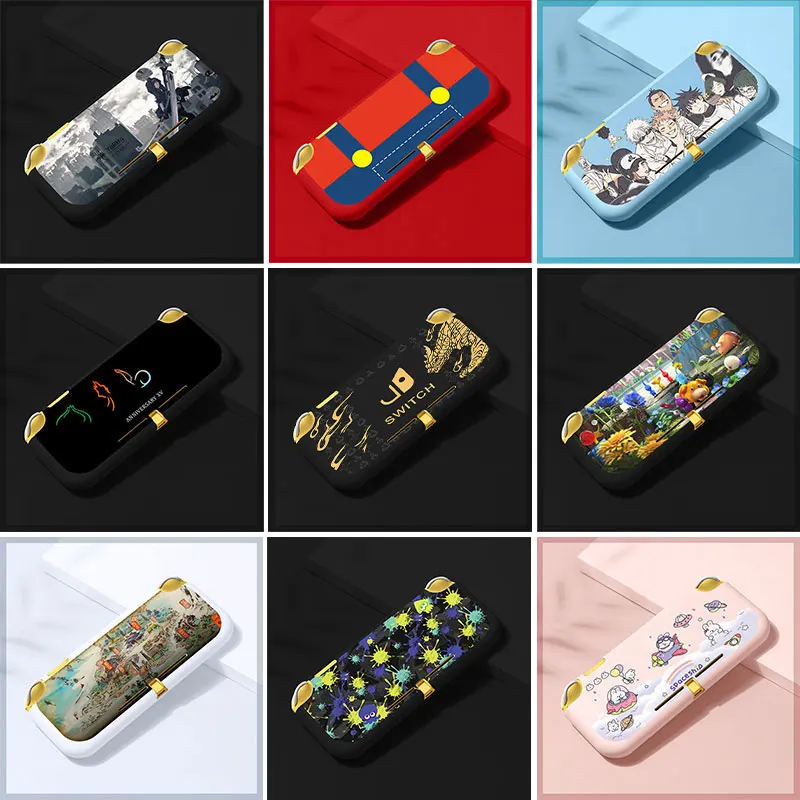 

Cute Cartoon Anime Case For Nintendo Switch Lite Game Console Soft TPU Silicone Protective Cover NS Lite Skin Shell Accessories