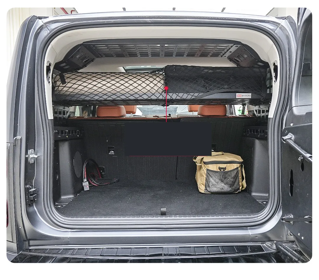 For Haval H9 Second Generation 5Seats 2024 2025 2026 Modular Storage Molle Panel Trunk Shelf Interior Luggage Carrier Rack Trunk