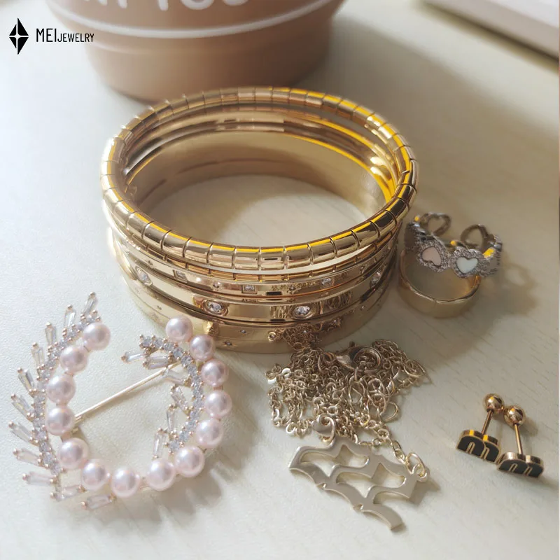 Fashion Jewelry Promotion Bracelet Necklace Earrings Necklace Jewelry Set for Women Man