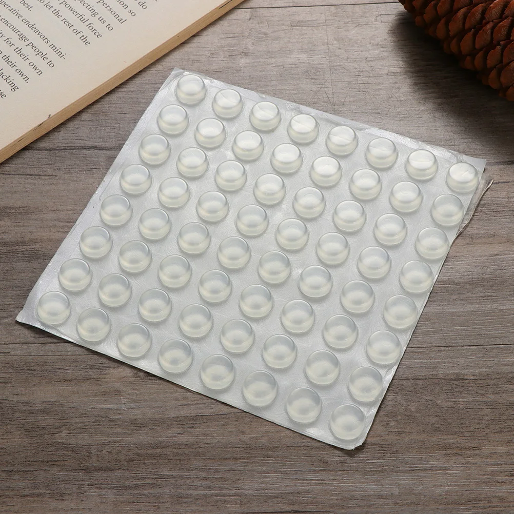 

256Pcs Self Adhesive Door Bumpers Noise Reduction Wall Protectors Door Handle Stoppers for Cabinets Drawers Doors