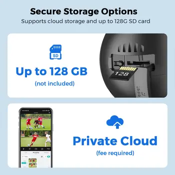 iCsee 三螢幕 WIFI IP 相機 戶外 4K 雙鏡頭 PTZ 相機 AI 人形偵測 IP66 防水 CCTV 視訊安防攝影機 8 最佳銷售 雙鏡頭 - №4