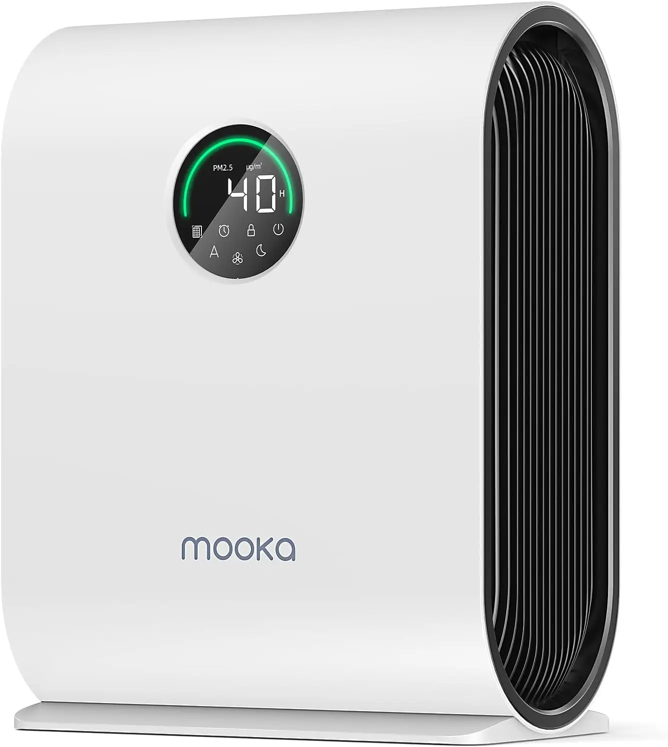 

Purifiers for Home Large Room Up to 2500 ft² with PM 2.5 Display Air Quality Sensors, MOOKA H13 HEPA Air Purifier With Auto Mode