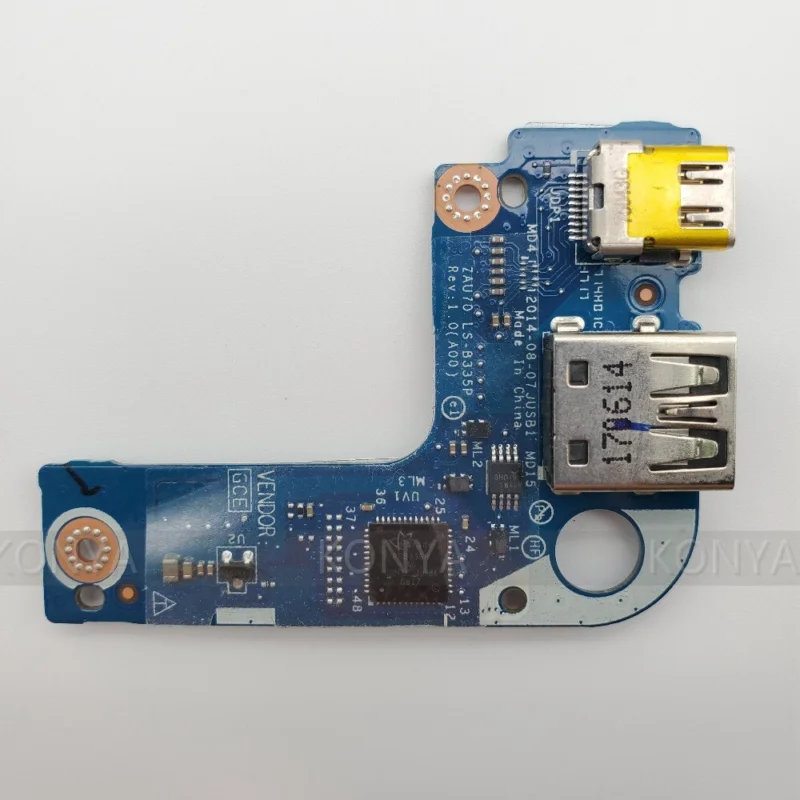 

For Dell 7351 DP USB Board Small Board ZAU70 LS-B335P X8X2K 0X8X2K